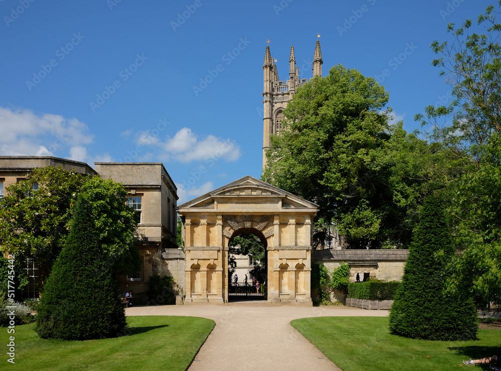 Obraz premium Oxford Botanic Garden in the UK