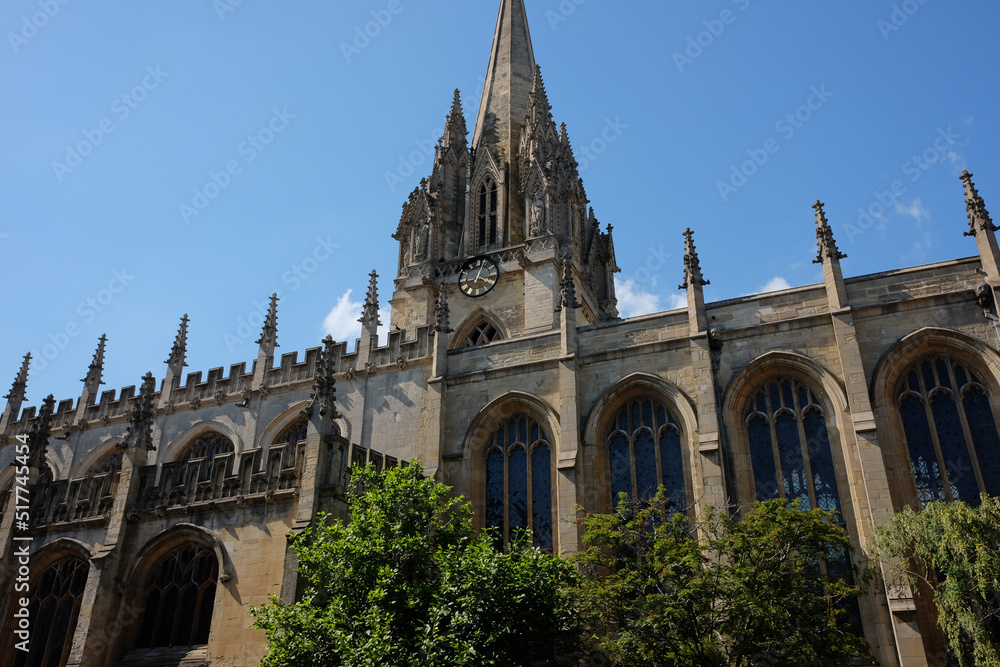 Historical buildings in Oxford, UK