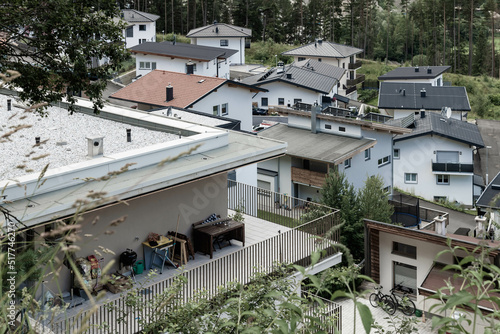 residential settlement in the alps