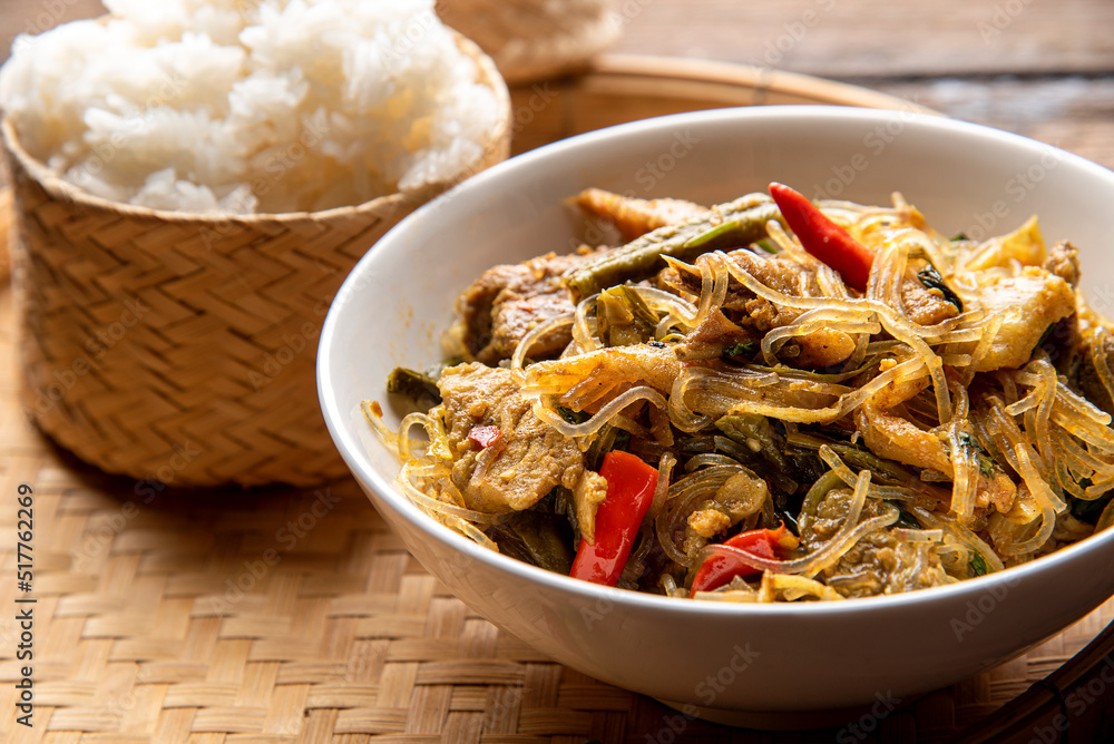 Tradition Northern Thai food. Gang Ho Curry , Lanna Thai food concept. Tradition Northern Thai food. Gang Ho Curry , Lanna Thai food concept.