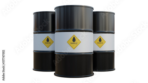 Fotografia crude oil barrel