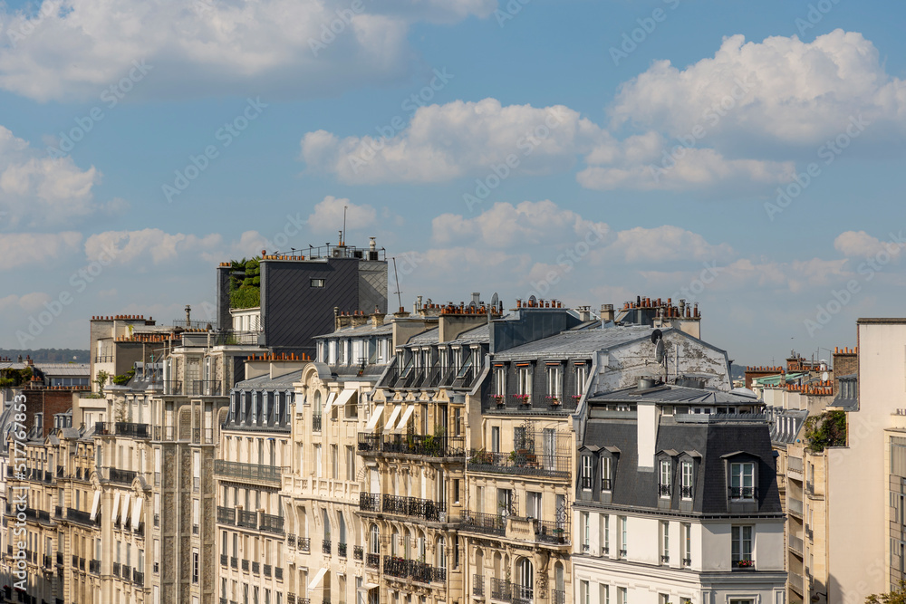 façades d'immeubles à paris