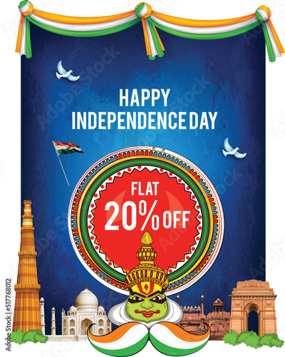 15th August Happy Independence Day, Sale Offer