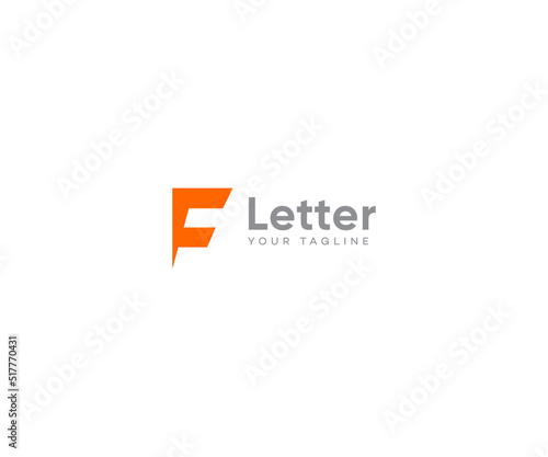 F Letter Logo Vector Template Abstract Monogram Symbol