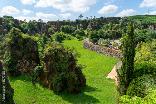 Tiger in Cabarceno Nature Park, Cantabria, Spain.