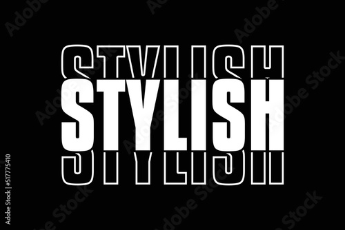Stylish TYPOGRAPHY FOR PRINT TSHIRT 