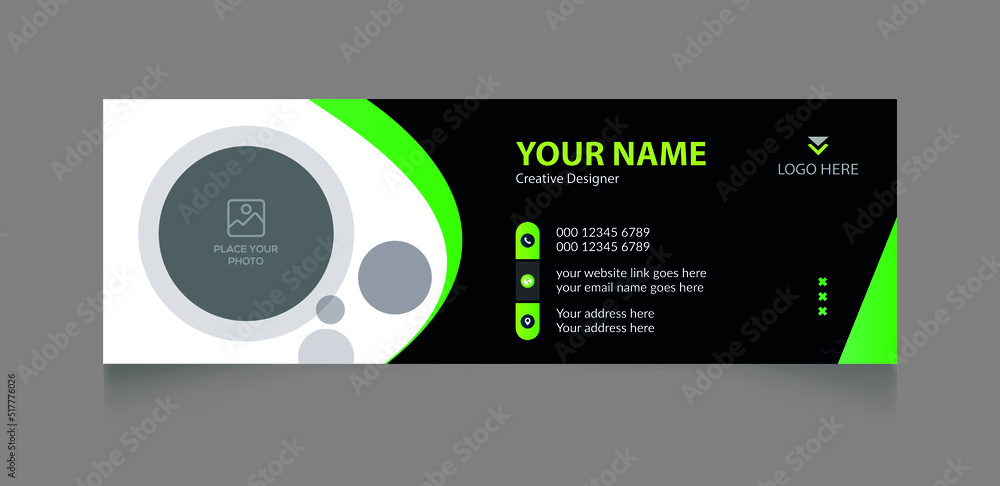 Professional Email Signatures Template Design and email footer and personal social media cover Professional Email Signatures Template Design and email footer and personal social media cover