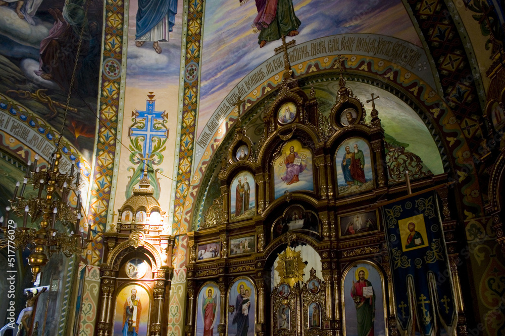 Interior of St. Nicholas Сhurch in Radomysl, Ukraine	
