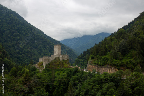 Zil kale castle, in rize Turkey