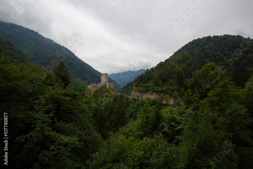 Zil kale castle, in rize Turkey