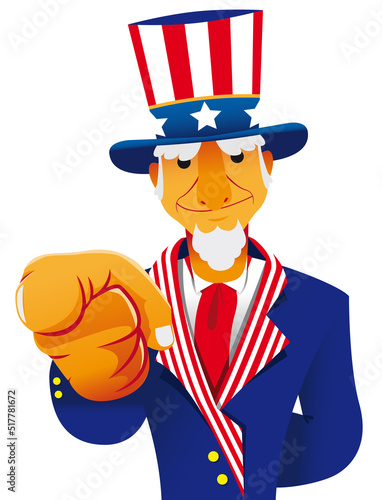 Uncle Sam Illustration