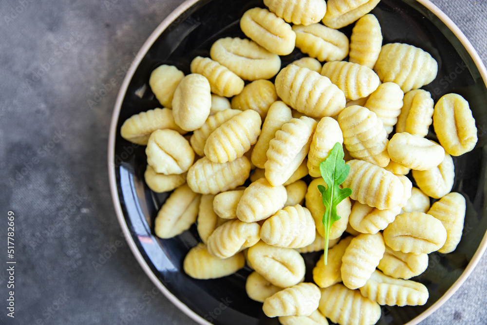 gnocchi raw potato dough cuisine fresh meal food snack on the table copy space food background gnocchi raw potato dough cuisine fresh meal food snack on the table copy space food background