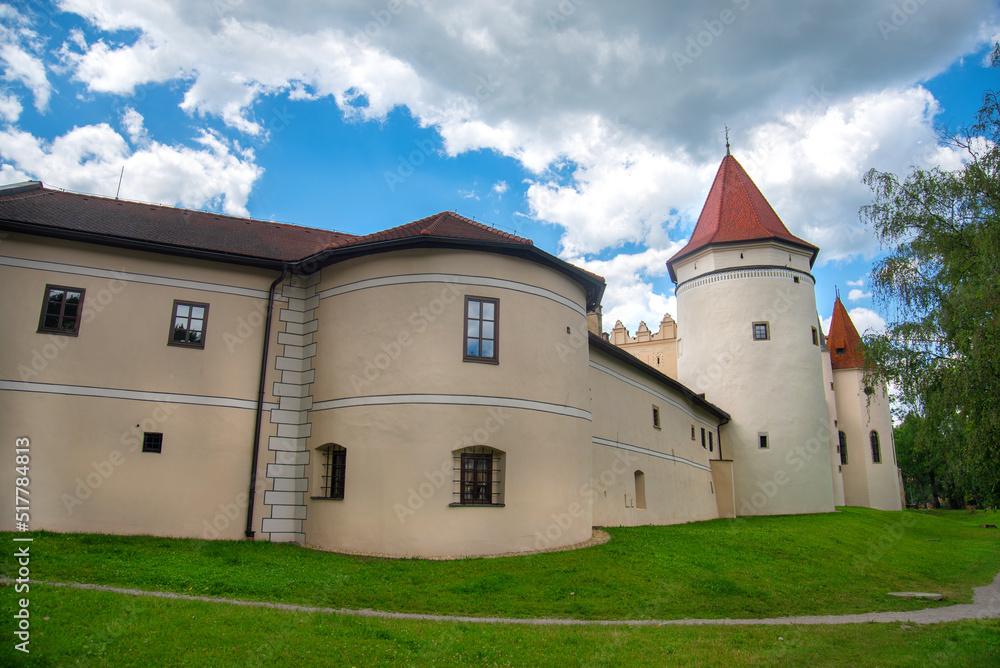 Historic castle in Kezmarok town. Slovakia, Europe. 