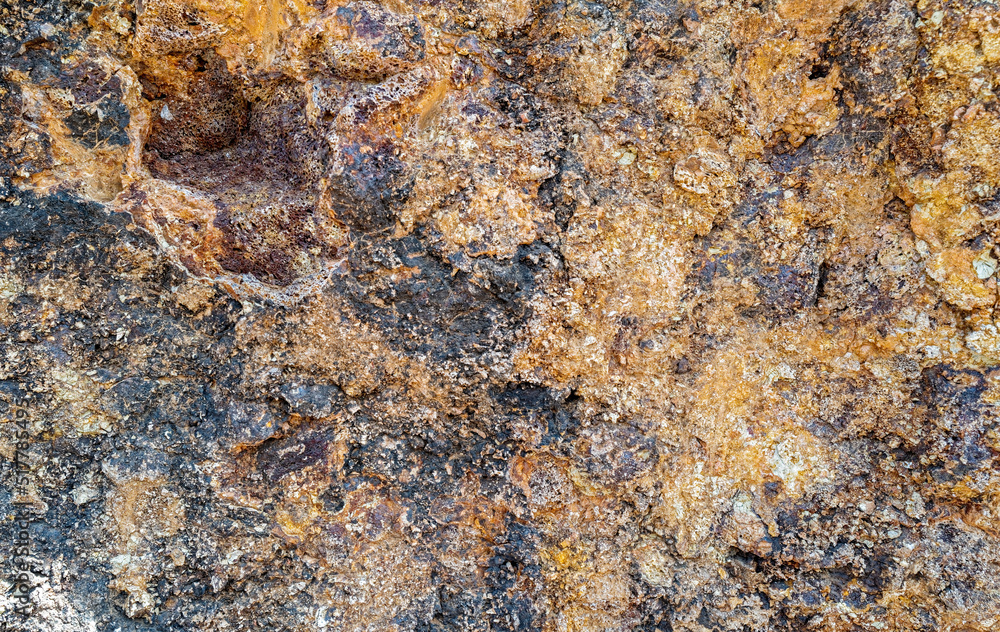 Detailed abstract rock surface texture by a road near Dayville, Oregon, USA Detailed abstract rock surface texture by a road near Dayville, Oregon, USA