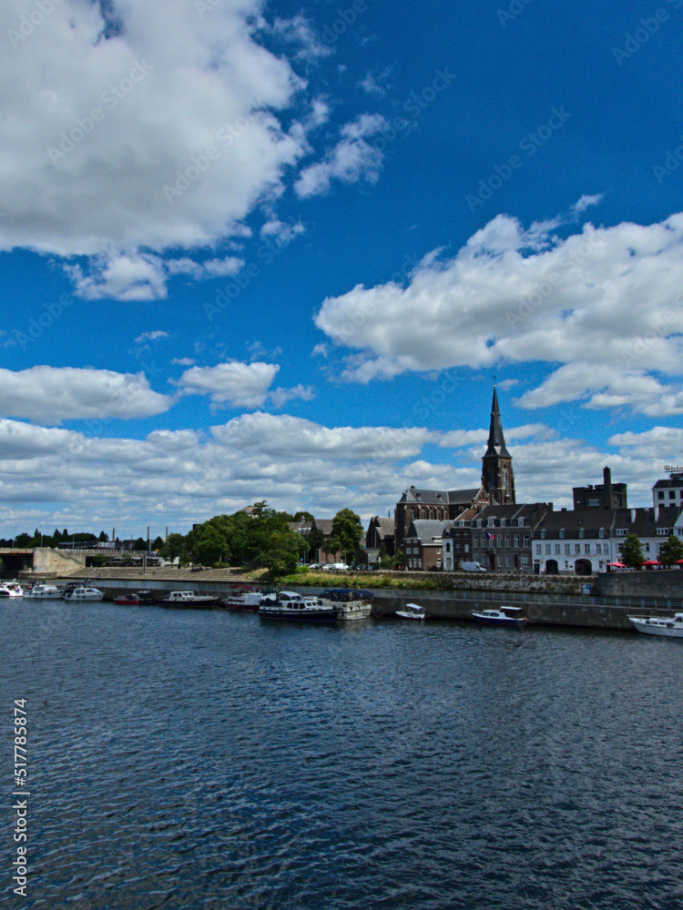 Maastricht, The Netherlands - July 2022 : Visit the beautiful city of Maastricht Maastricht, The Netherlands - July 2022 : Visit the beautiful city of Maastricht