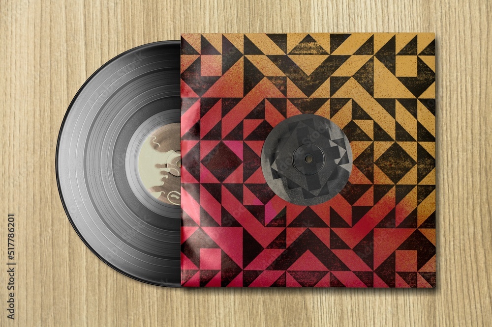 Red Vinyl Stock Photo - Download Image Now - Record - Analog Audio