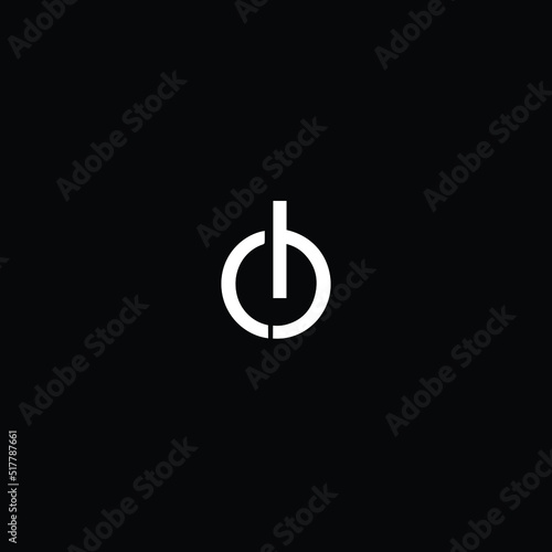 CB OB Logo Design, Creative Minimal Letter OB CB Monogram photo