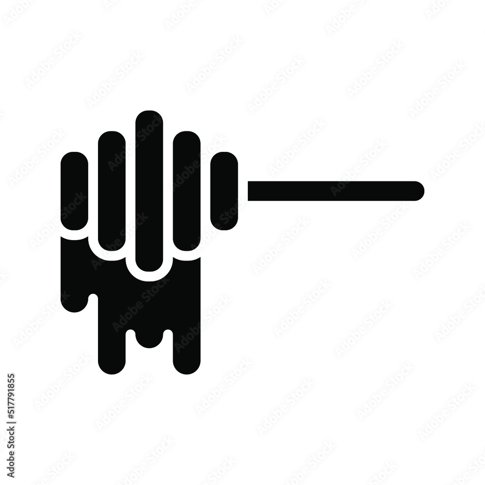 Honey icon. honey spa therapy sign. vector illustration Honey icon. honey spa therapy sign. vector illustration