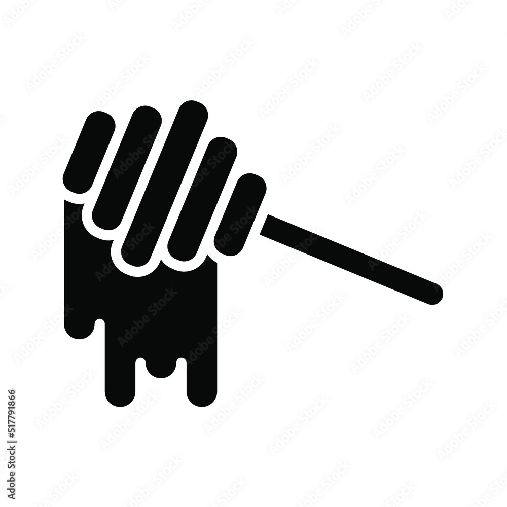 Honey icon. honey spa therapy sign. vector illustration Honey icon. honey spa therapy sign. vector illustration
