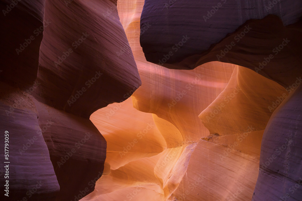 Lights and Shadows in Lower Antelope Canyon