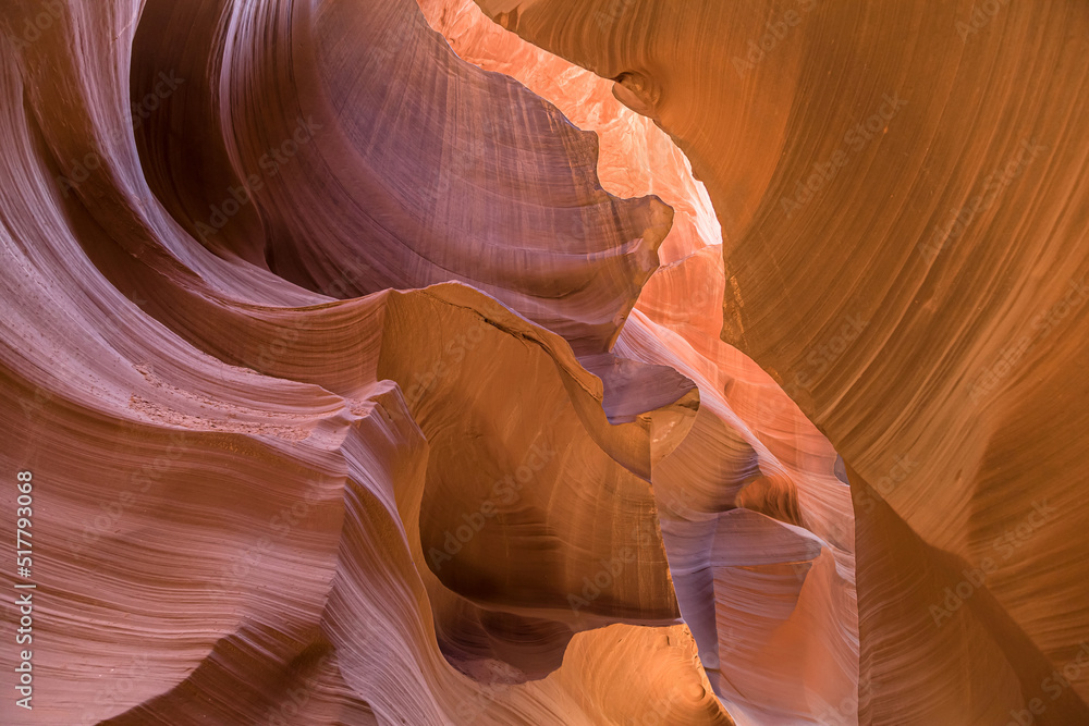 Sandstone Textures in Lower Antelope Canyon