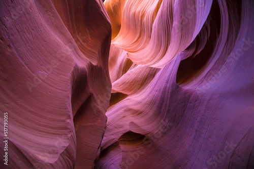 Purple Hues in Lower Antelope Canyon