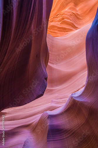Wavy Shapes in Lower Antelope Canyon photo