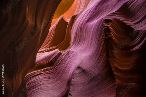 Purple Ripples in Lower Antelope Canyon