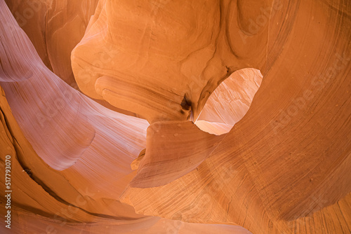 Obraz na płótnie Eye of the Eagle in Lower Antelope Canyon w salonie