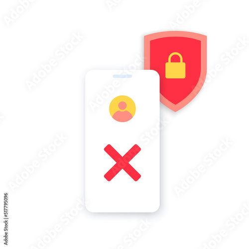 Wrong password concept
