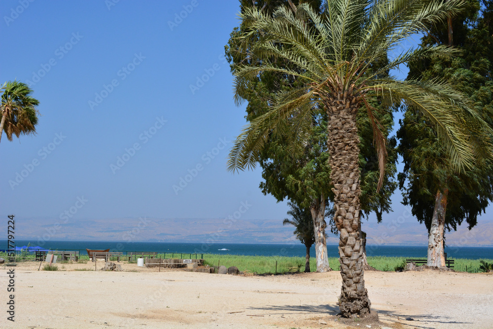 Mediterranean Sea at Magdala, Israel Mediterranean Sea at Magdala, Israel