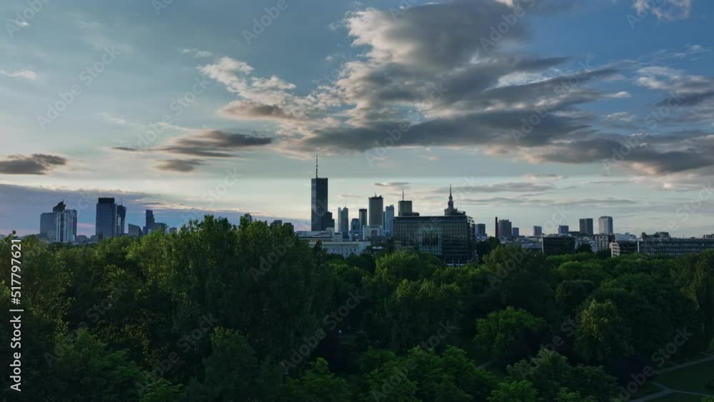 Downtown Warsaw Financial center. Warsaw is one of the most economical successful capital in Europe in last few years. Downtown Warsaw Financial center. Warsaw is one of the most economical successful capital in Europe in last few years.
