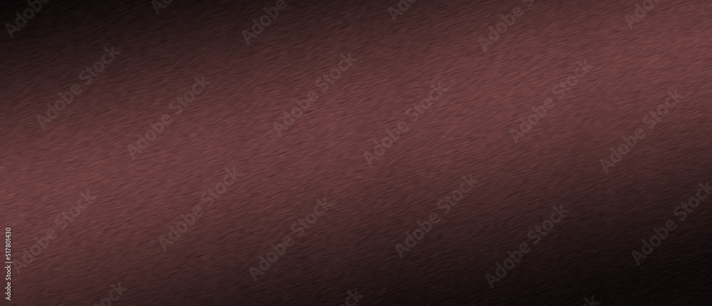 Fototapeta premium Red metal technology horizontal background with polished, brushed texture.