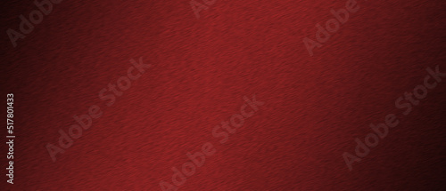 Red metal technology horizontal background with polished, brushed texture.