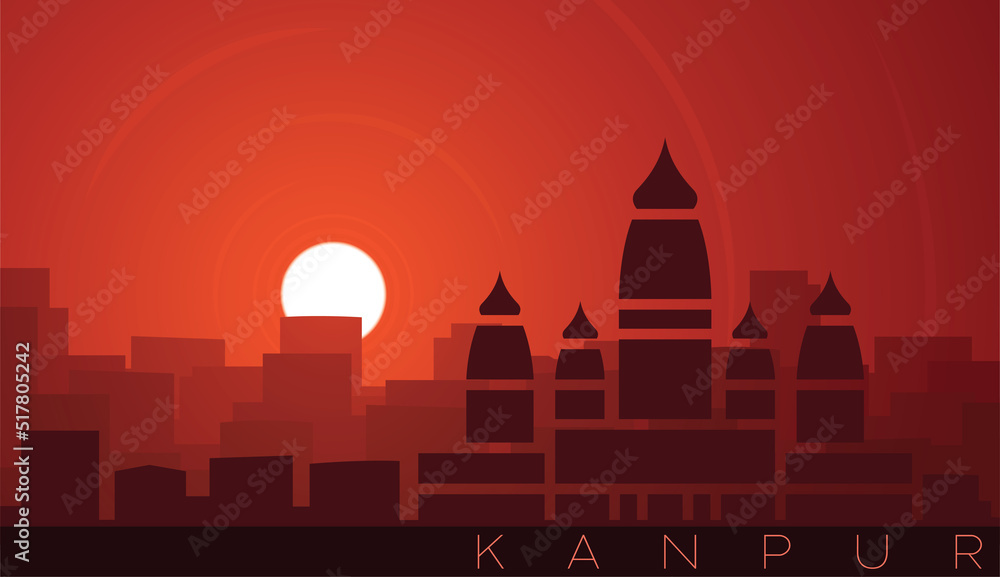 Kanpur Low Sun Skyline Scene