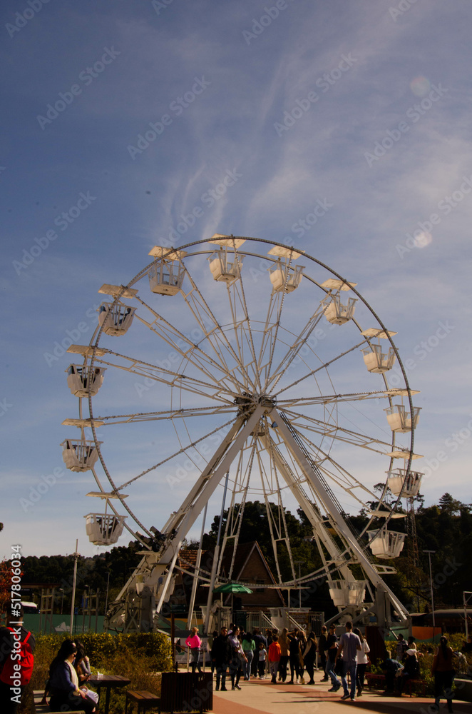 Ferris Wheel in Capivari Park, in Campos do Jordão, São Paulo, Brazil Ferris Wheel in Capivari Park, in Campos do Jordão, São Paulo, Brazil