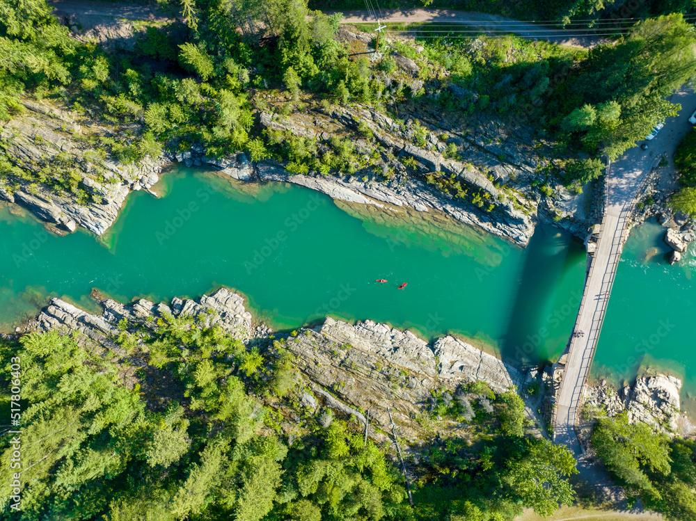 West Glacier Aerial
