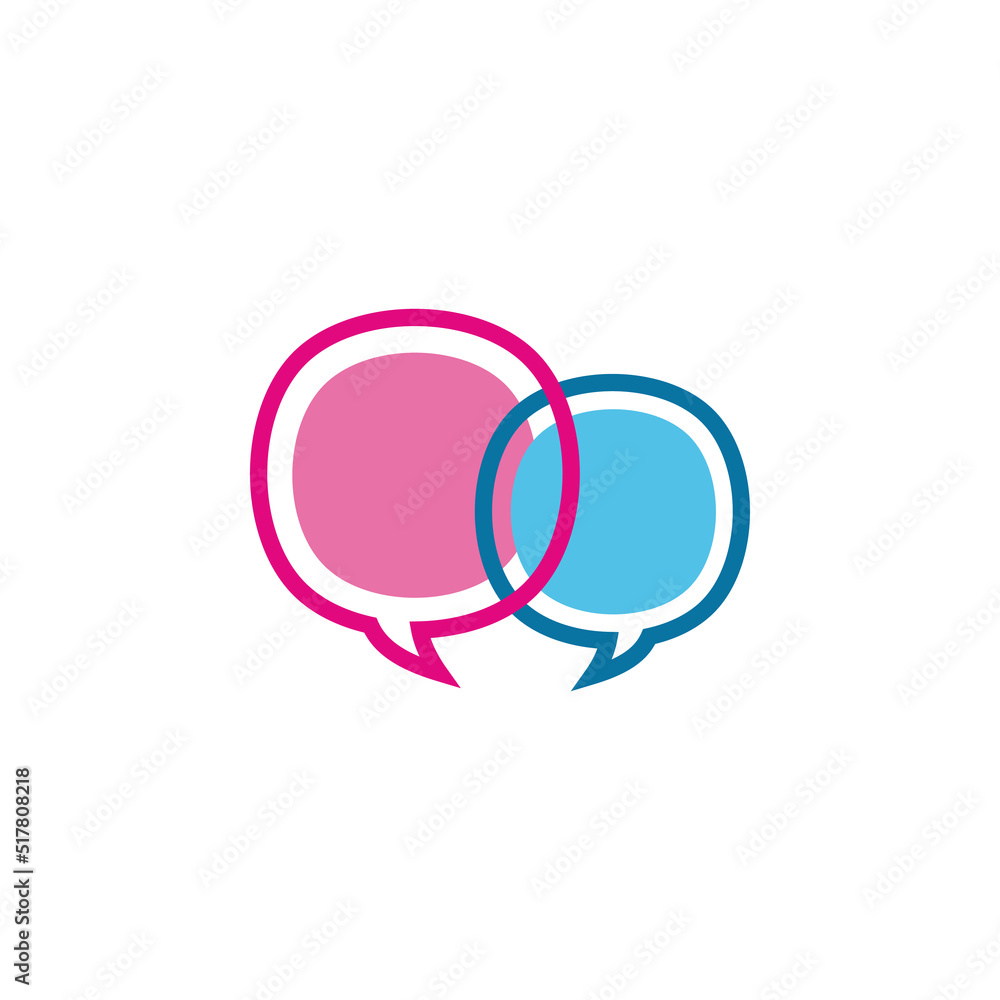 circle group chat logo design circle group chat logo design