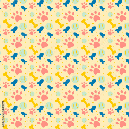 Cute pet shop pattern