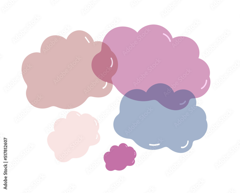 Clouds baby set of hand drawn . Cartoon sketch style doodle for icon, banner. Clouds baby set of hand drawn . Cartoon sketch style doodle for icon, banner.