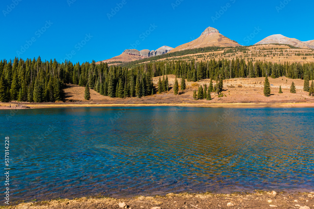 Molas Lake With The Grenadier Mountain Range, Molas Lake, Colorado, USA