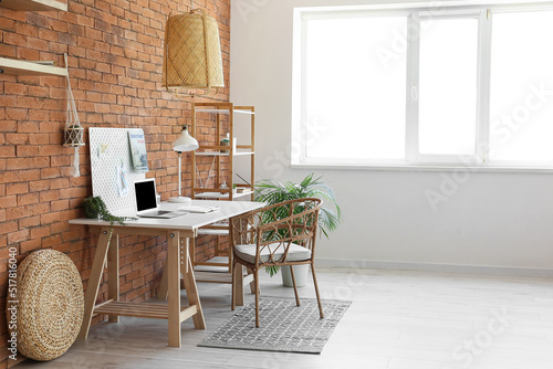 Interior of modern office w...