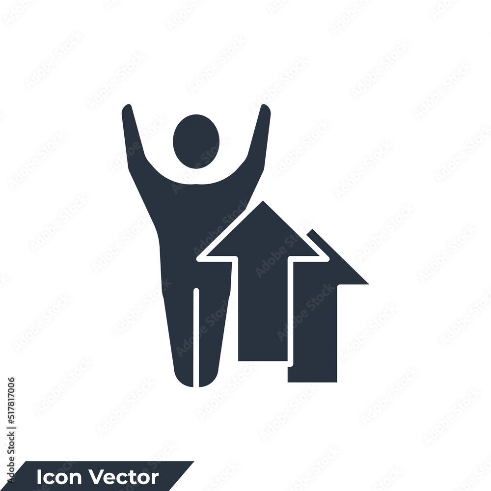 career icon logo vector illustration. Career development symbol template for graphic and web design collection career icon logo vector illustration. Career development symbol template for graphic and web design collection
