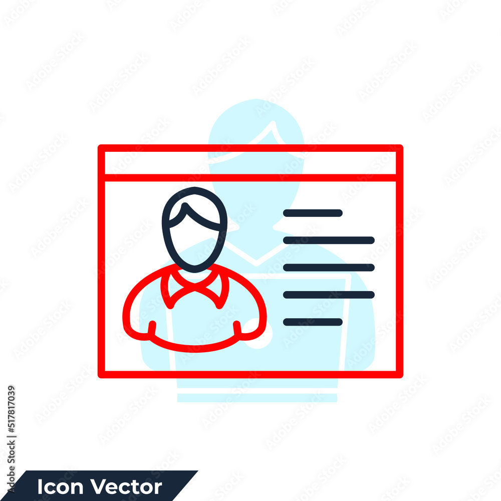 personal website icon logo vector illustration. portfolio symbol template for graphic and web design collection personal website icon logo vector illustration. portfolio symbol template for graphic and web design collection