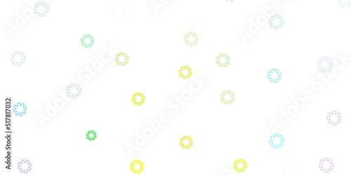 Light multicolor vector layout with circle shapes.