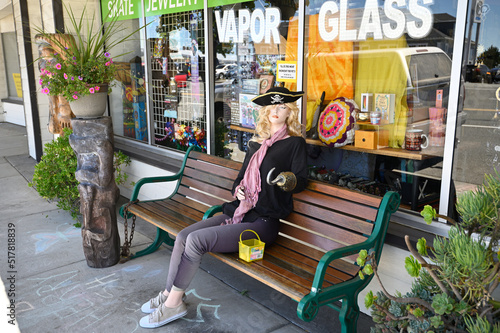 Mannequin on a Bench