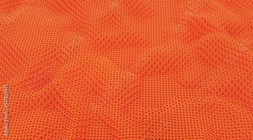 Orange satisfying minimal pattern 3d render, abstract geometric background, colorful constructor,isometric wallpaper,modern trendy style, dynamic design element in motion.