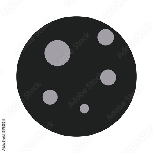 Full Moon Two Tone Icon