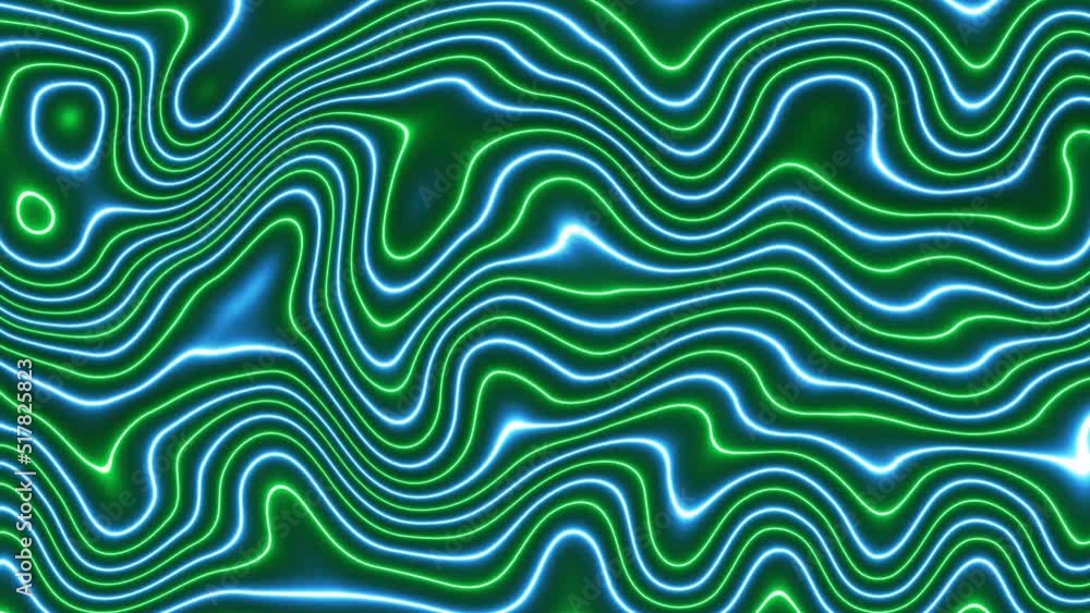 neon line wave background animation. 