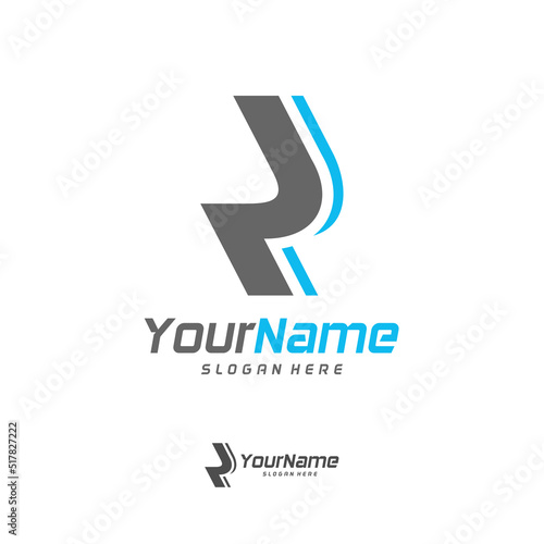 Free Download Initial R Logo Design Template. Letter R logo concept vector. Creative Icon Symbol - GFXLoad